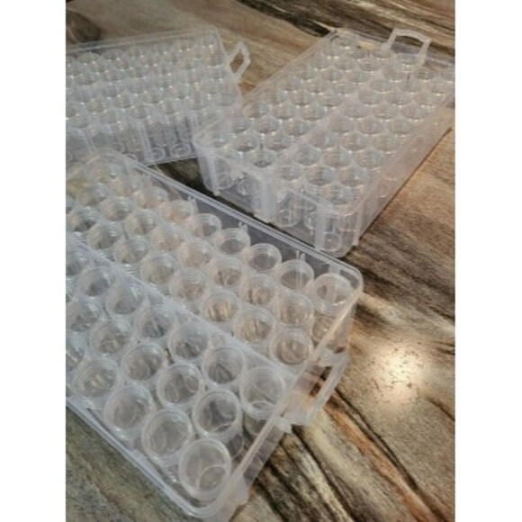 New 3-Tier Diamond Painting Storage Container, 150 Slots Portable Bead Organiz - Picture 2 of 3
